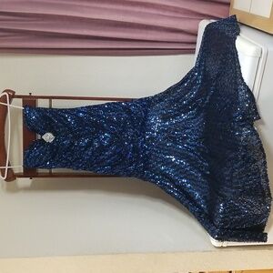 Cindy usa Formal Sequin Elegant strapless Dress